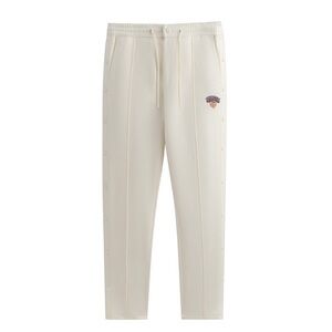 Kith For The New York Knicks Cream Tear Away Track Pants Medium New Without Tags